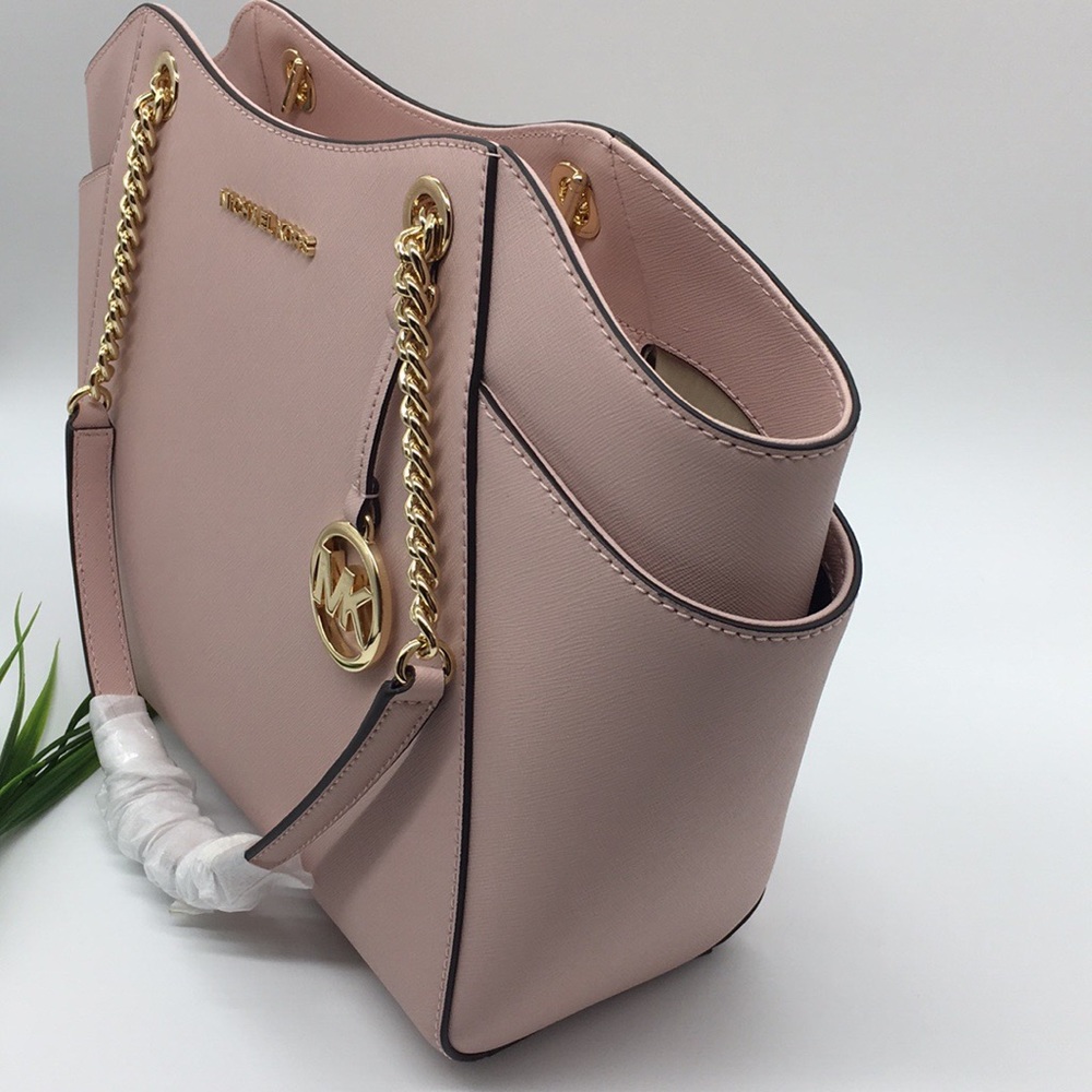 Michael Kors LG CHAIN SHLDR TOTE Powder Blush - Picture 6 of 8